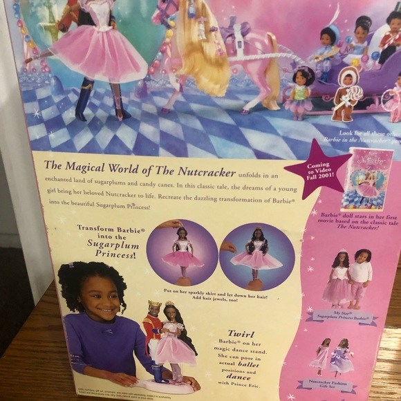 Very rare 2001 African American sugarplum princess barbie nutcracker doll - Picture 2 of 4